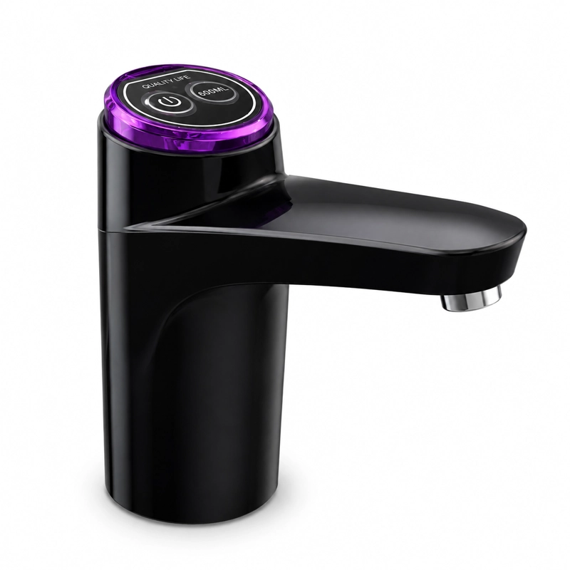 DISPENSADOR DE AGUA ELE CTRICO PORTATIL USB PARA BOTELLON RECARGABLE BLANCO - 1