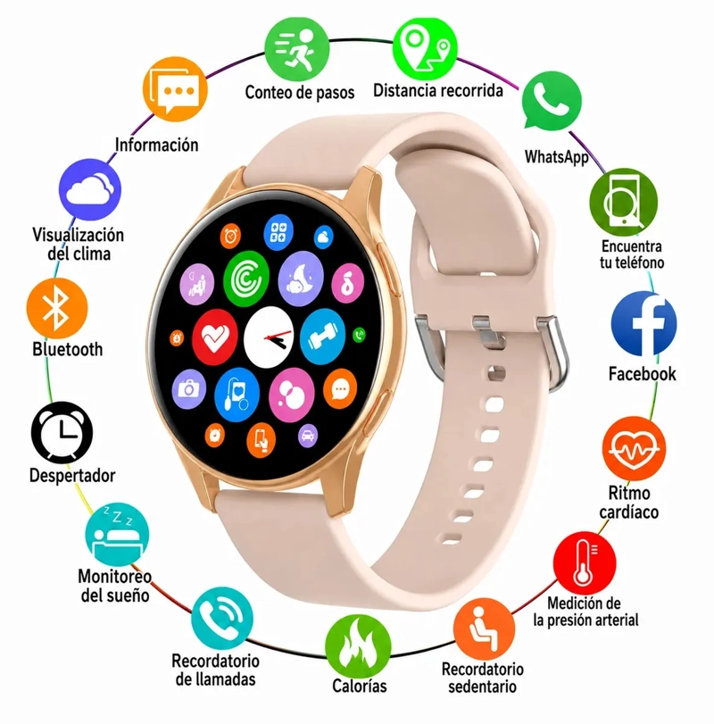 SMARTWATCH DEPORTIVO ACTIVE2 BLUETOOTH PANTALLA HD COMPATIBLE ANDROID Y IPHONE - 7