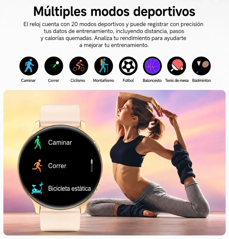SMARTWATCH DEPORTIVO ACTIVE2 BLUETOOTH PANTALLA HD COMPATIBLE ANDROID Y IPHONE - 8