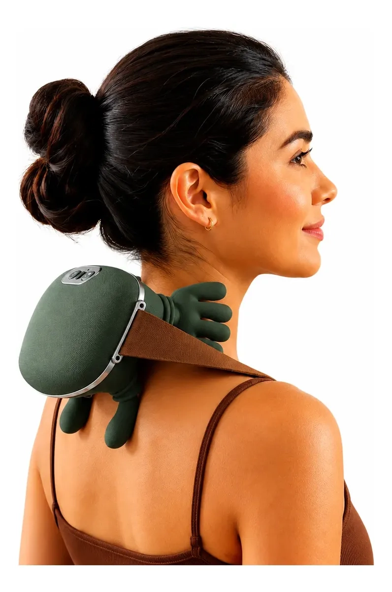 MASAJEADOR RECARGABLE PARA TENSION CERVICAL CUELLO Y HOMBROS PORTATIL - 1