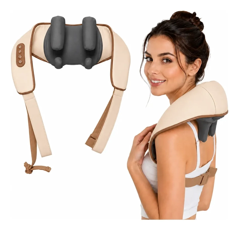 GENÉRICO MASAJEADOR CERVICAL PARA CUELLO Y HOMBROS 20W PORTATIL RECARGABLE