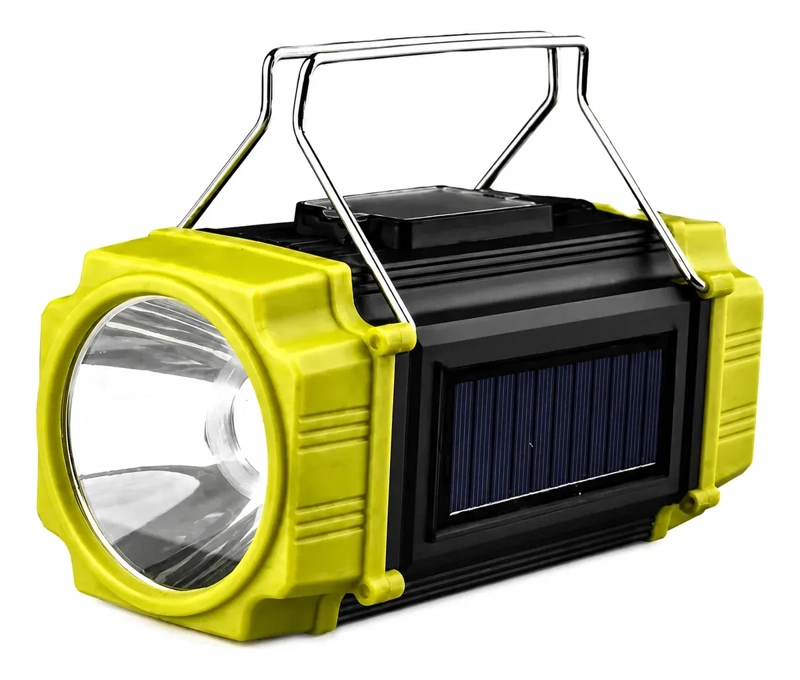 LINTERNA LED MULTIFUNCION RECARGABLE SOLAR USB CON FUNCION POWER BANK - 9