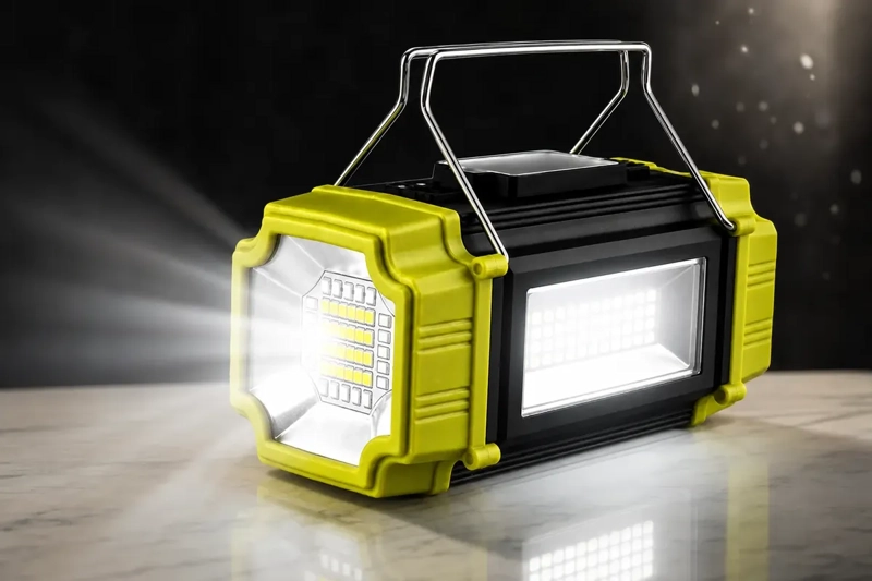 LINTERNA LED MULTIFUNCION RECARGABLE SOLAR USB CON FUNCION POWER BANK - 6