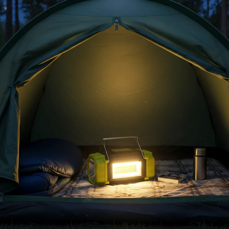 LINTERNA LED MULTIFUNCION RECARGABLE SOLAR USB CON FUNCION POWER BANK - 8
