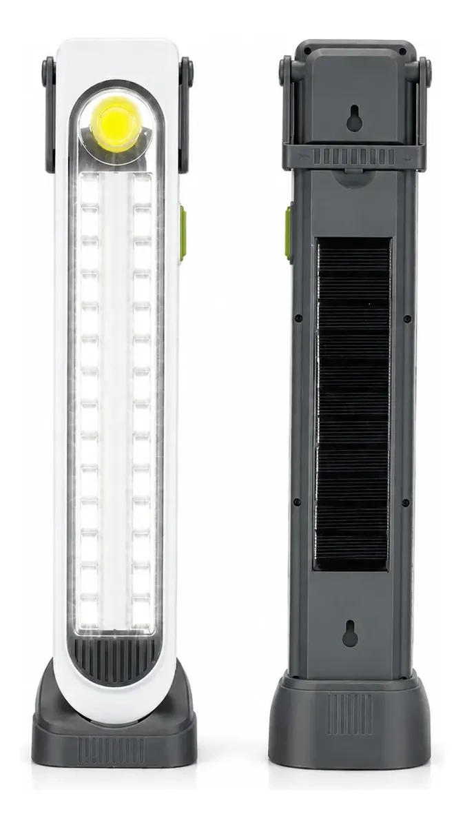 LAMPARA LED SOLAR 45W RECARGABLE USB 3600MAH CON 96 LUCES LED PORTATIL - 7