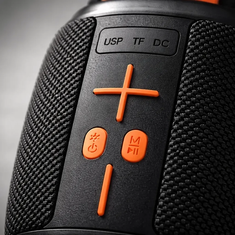 PARLANTE BLUETOOTH 5.3 PORTATIL 8W CON LUCES LED USB Y RADIO FM - 3