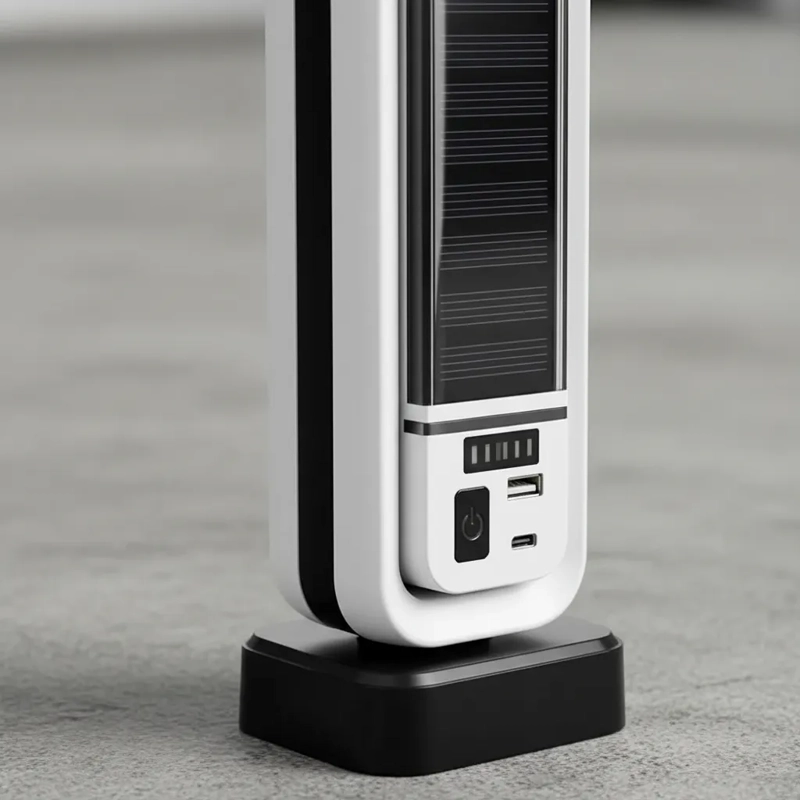 LAMPARA DE EMERGENCIA SOLAR RECARGABLE 51 LED CON CARGA USB PORTATIL - 6
