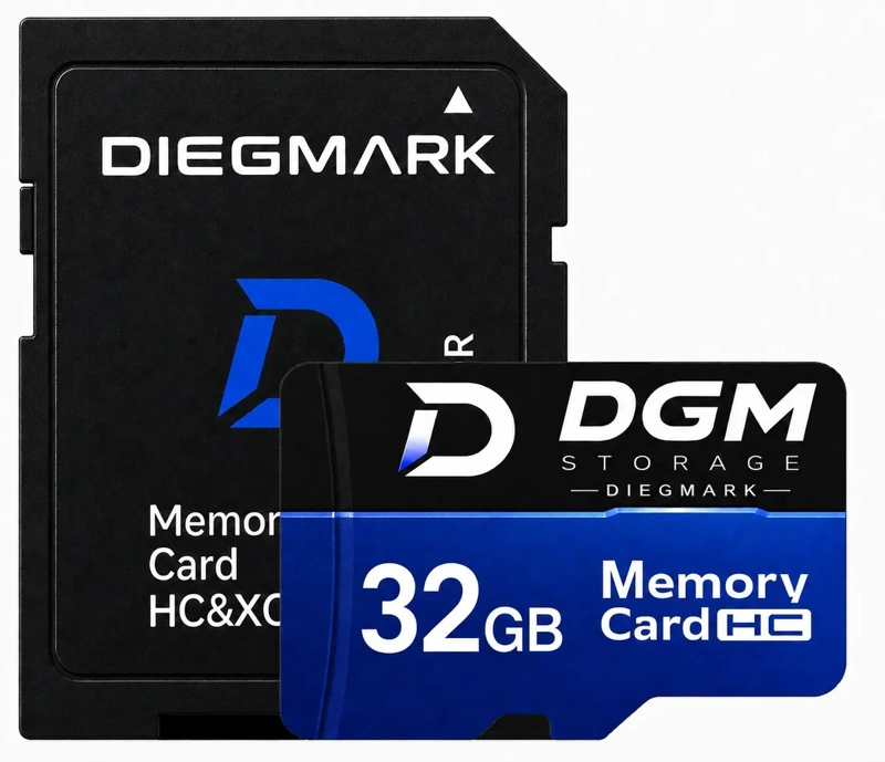 TARJETA MICROSDHC DIEGMARK 32GB CLASE 10 U1 CON ADAPTADOR SD - 1