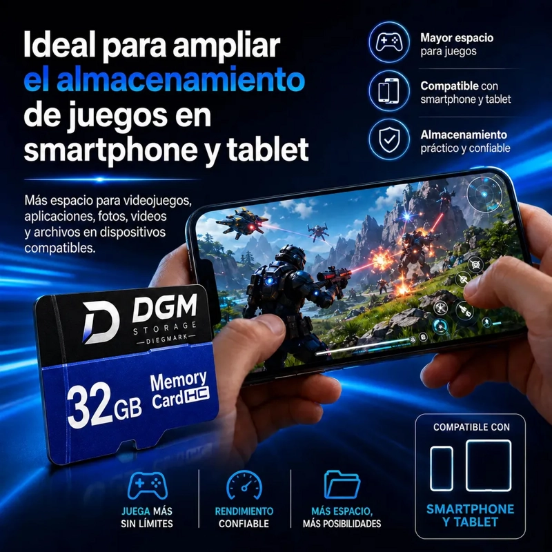 TARJETA MICROSDHC DIEGMARK 32GB CLASE 10 U1 CON ADAPTADOR SD - 2