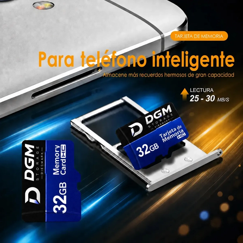 TARJETA MICROSDHC DIEGMARK 32GB CLASE 10 U1 CON ADAPTADOR SD - 3