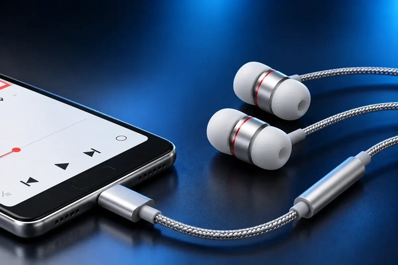 ADAPTADOR DE AUDIO TRENZADO USB C A JACK 3.5 MM PARA ANDROID - 4