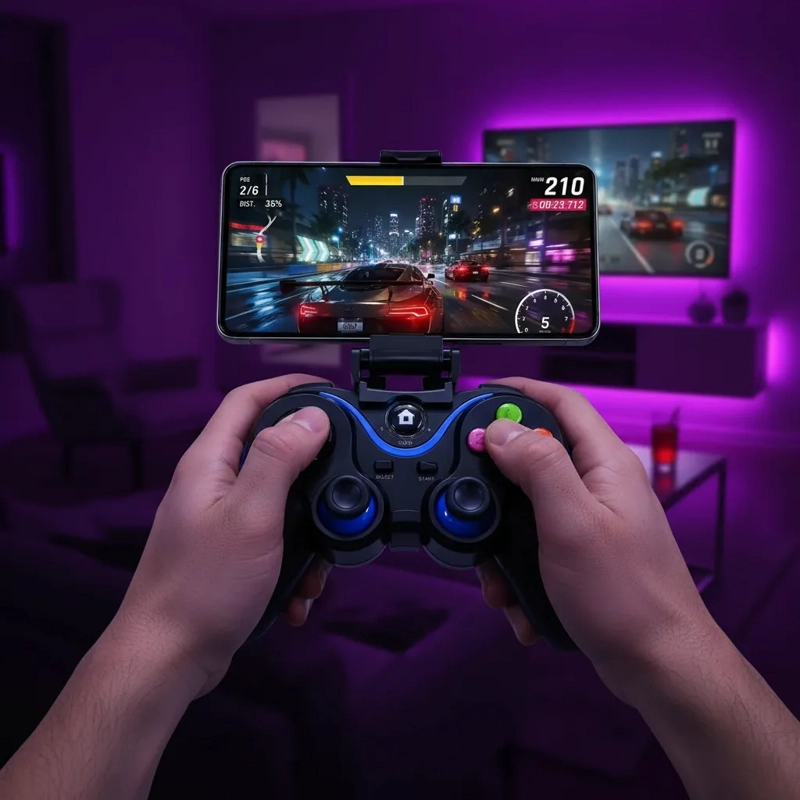 CONTROL JOYSTICK BLUETOOTH INALAMBRICO PARA IPHONE Y ANDROID - 6