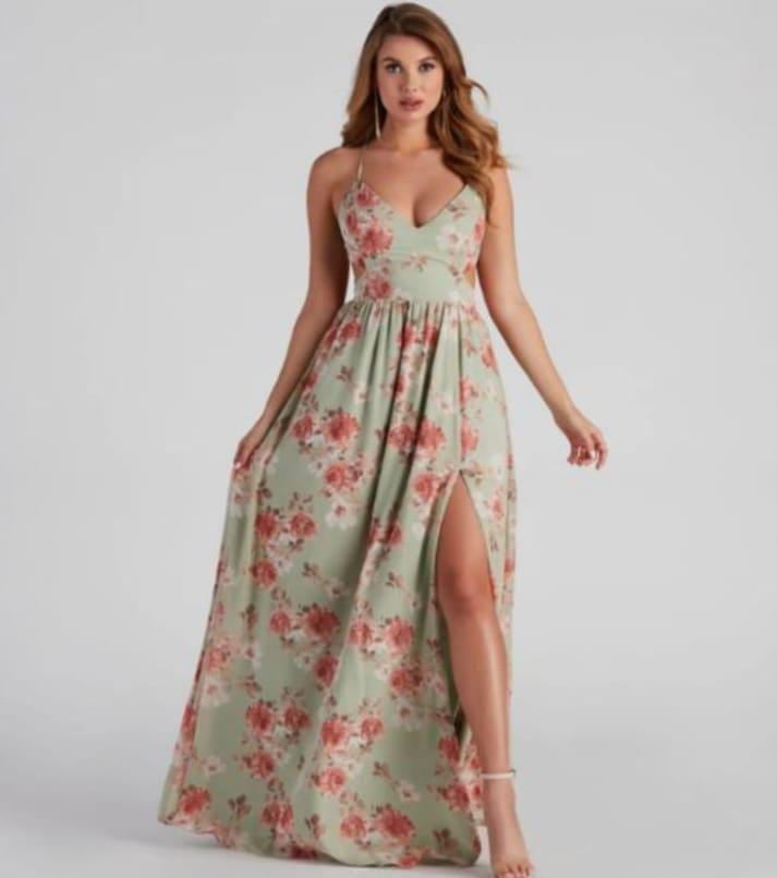 VESTIDO DE FIESTA MIEL - 2