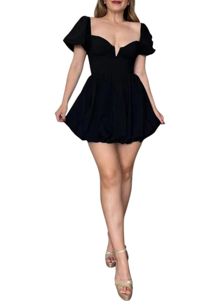 VESTIDO CAMPANA MANGA GLOBO VALEN - 1