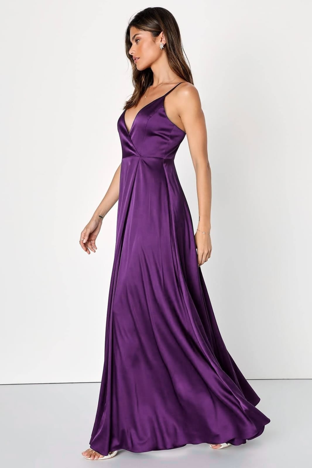 VESTIDO DE FIESTA SIENA EN SATIN - 1