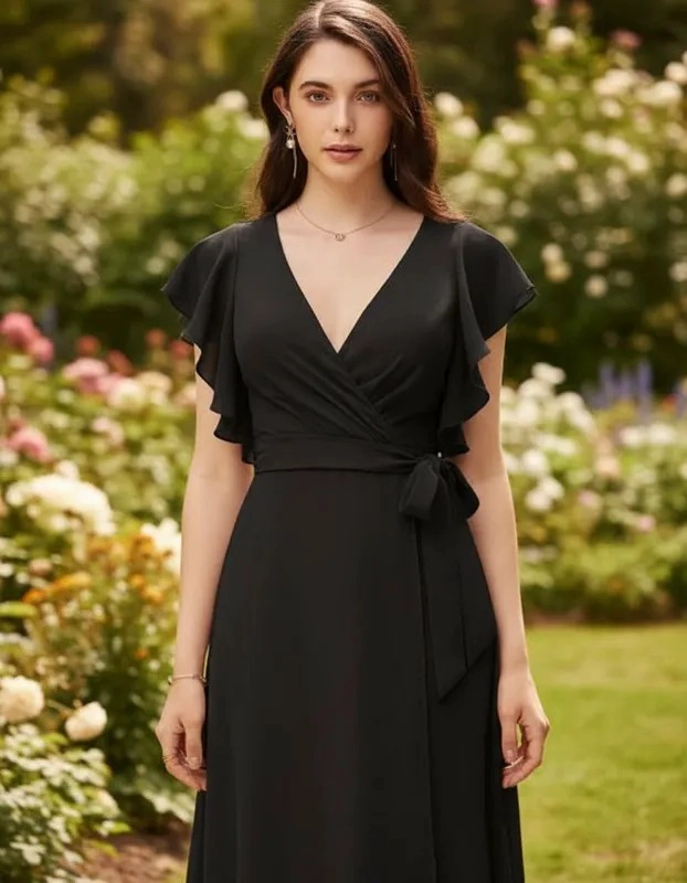 VESTIDO DE FIESTA ENVOLVENTE EUROPA - 1