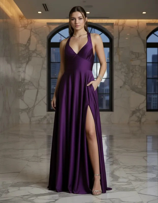 VESTIDO DE FIESTA AQUAMARINA - 4