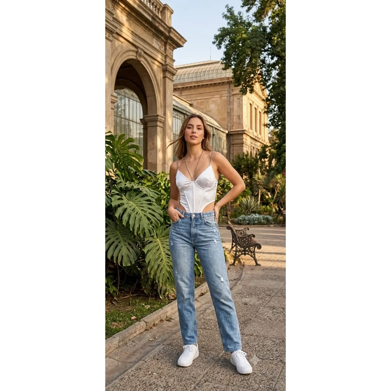 CROP TOP CORTO HERMOSO TIPO CORSET MUJER - 3
