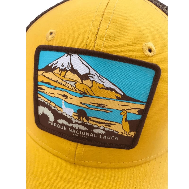 JOCKEY LENGA AMARILLO TRUCKER CANVAS PARQUE NACIONAL LAUCA - 2