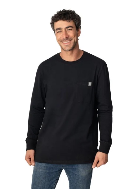 POLERA HOMBRE LARGO COYÁN ALGODÓN ORGÁNICO UV+ LENGA®. - 1