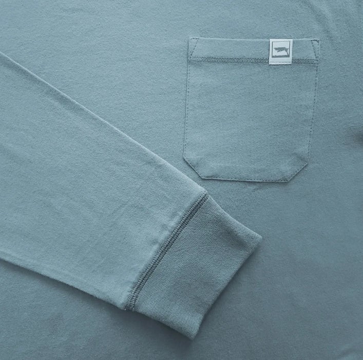 POLERA HOMBRE LARGO COYÁN ALGODÓN ORGÁNICO UV+ LENGA®. - 3