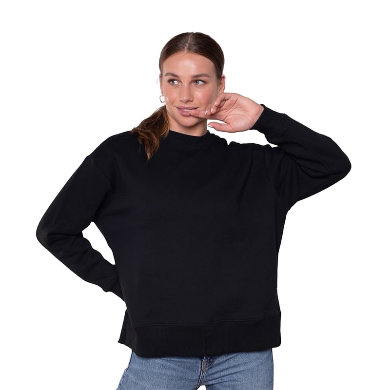 POLERÓN DE MUJER CUELLO REDONDO RAYEN LENGA® SUSTENTABLE - 1