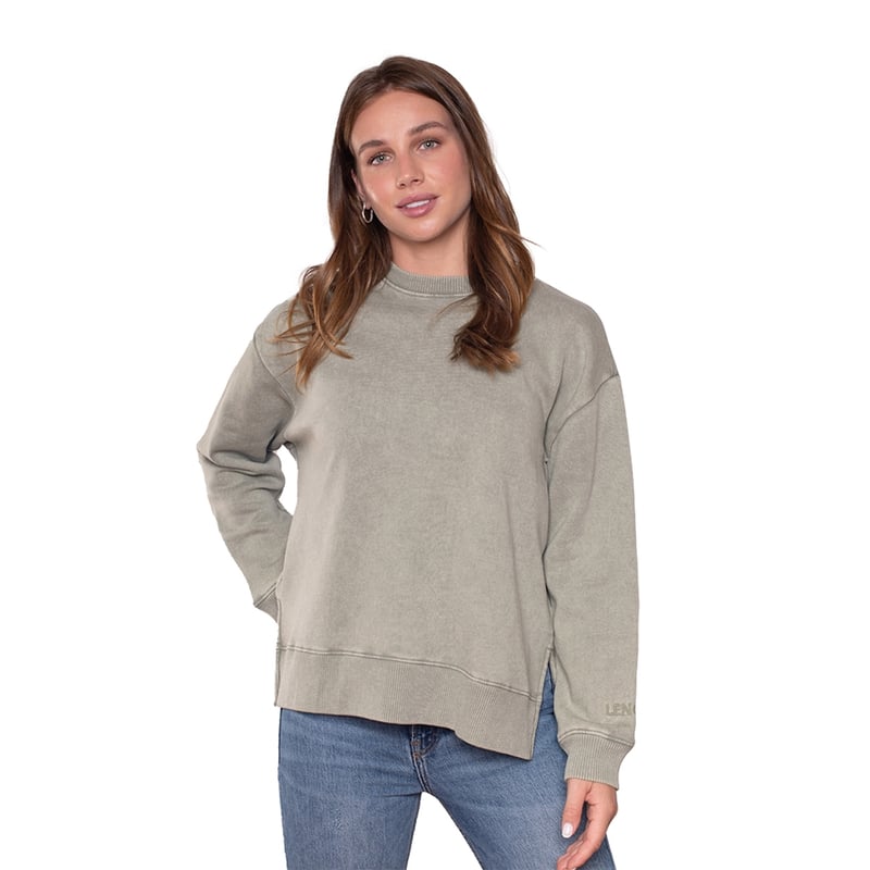 POLERÓN DE MUJER CUELLO REDONDO RAYEN LENGA® SUSTENTABLE - 1