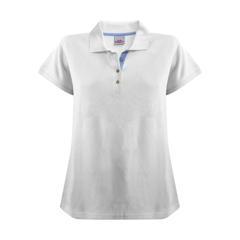POLERA PIQUÉ SAIL COLLETION PREMIUM DETALLE EN BOTONERA MUJER - 1
