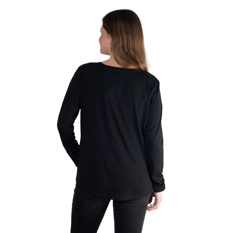 POLERA MAQUI MUJER ESCOTE V LARGO LENGA ® - 2