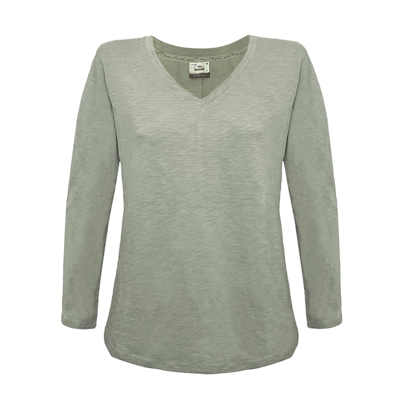 POLERA MAQUI MUJER ESCOTE V LARGO LENGA ® - 3