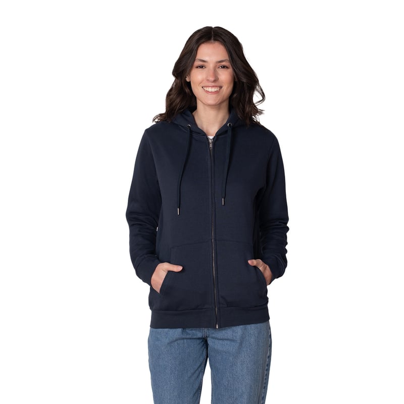 POLERÓN CON CAPUCHA Y CIERRE SBS® DE MUJER UV+PRO INDUSBORD® - 3