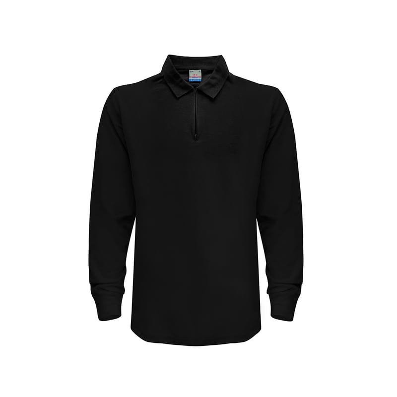 POLERA PIQUÉ HOMBRE PREMIUM ML CON CIERRE INDUSBORD® UV+PRO - 1
