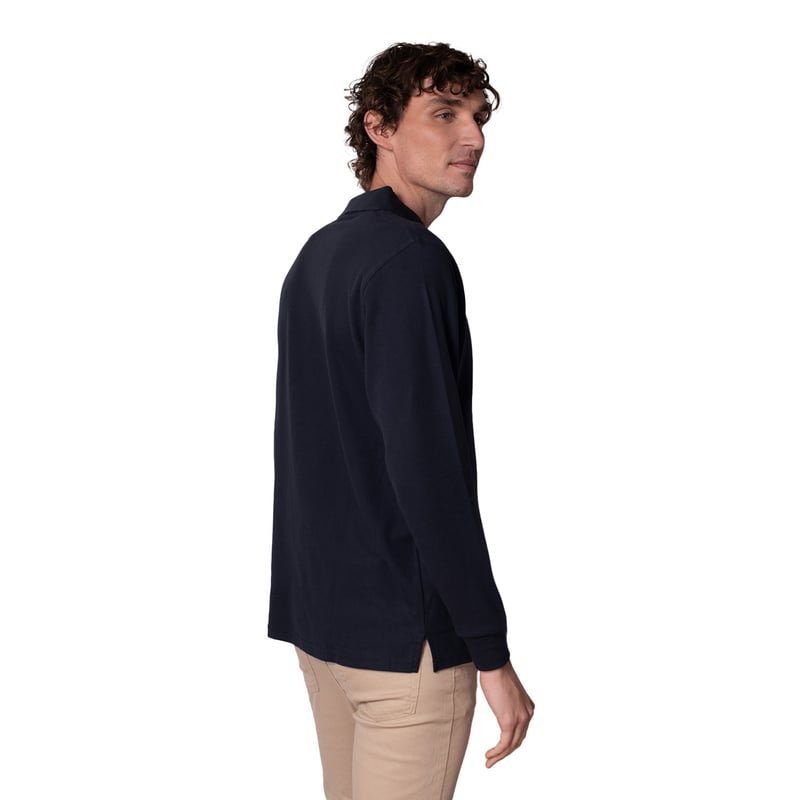 POLERA PIQUÉ HOMBRE PREMIUM ML CON CIERRE INDUSBORD® UV+PRO - 5