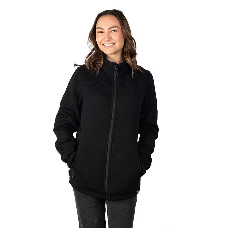 CHAQUETA MICROPOLAR TEJIDO MUJER QUEULAT LENGA ® - 1