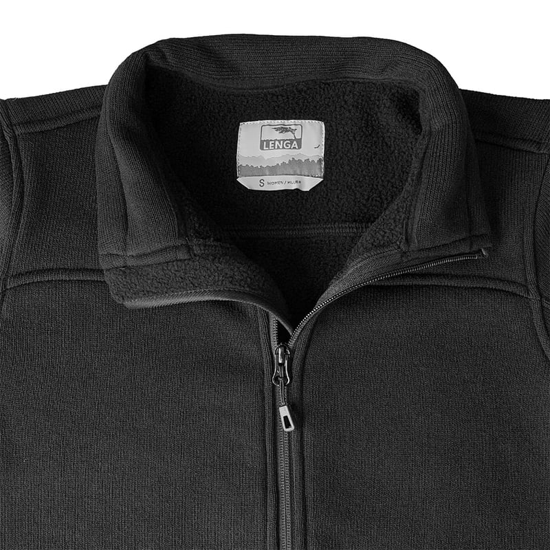 CHAQUETA MICROPOLAR TEJIDO MUJER QUEULAT LENGA ® - 3