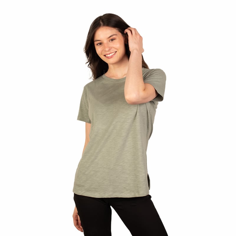 POLERA HUILLI CUELLO REDONDO CORTO SUSTENTABLE LENGA® - 1