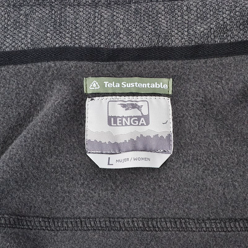 CHAQUETA MICROPOLAR MUJER BAKER CIERRE YKK® LENGA® SUSTENTABLE - 4