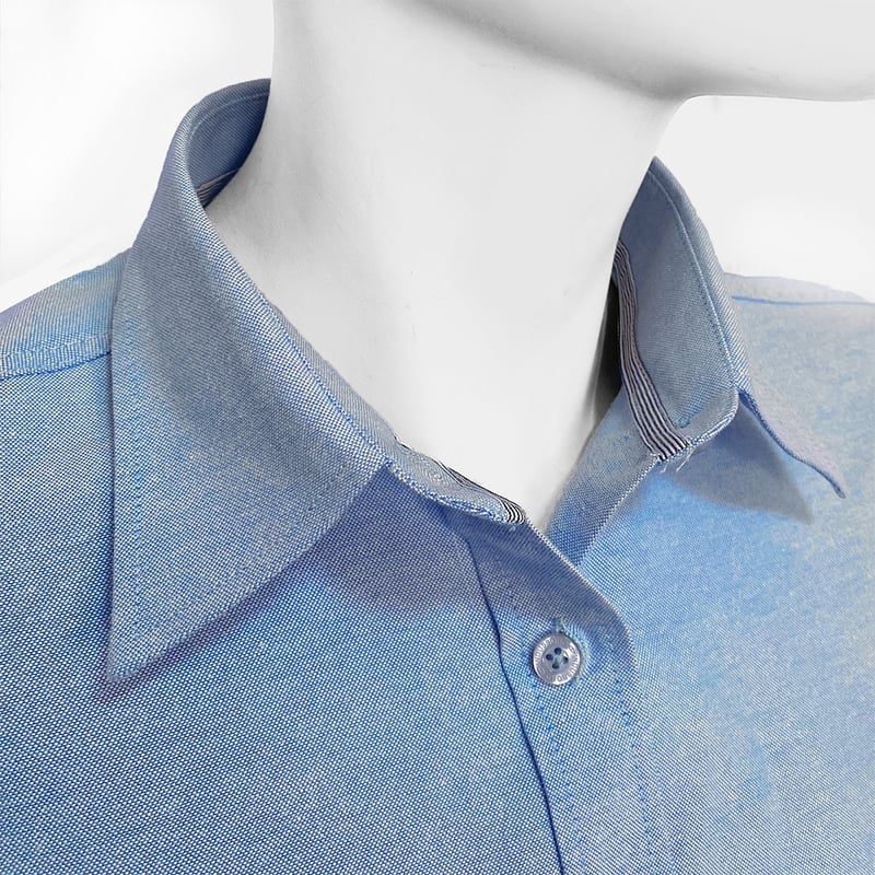 BLUSA OXFORD MUJER PREMIUM LARGO UV INDUSBORD® - 4