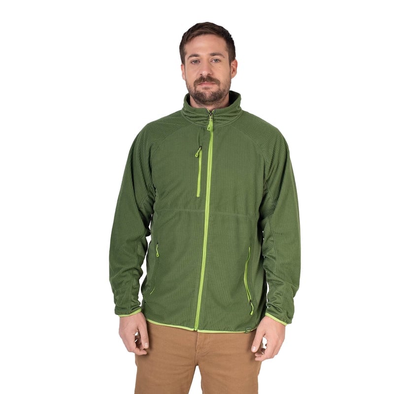 CHAQUETA OUTDOOR HOMBRE LENGA JKTH-1806 TEXTIL MICROPOLAR HYBRID-SHELL - 1