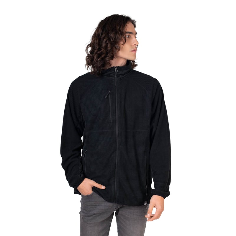 CHAQUETA OUTDOOR HOMBRE LENGA JKTH-1806 TEXTIL MICROPOLAR HYBRID-SHELL - 1