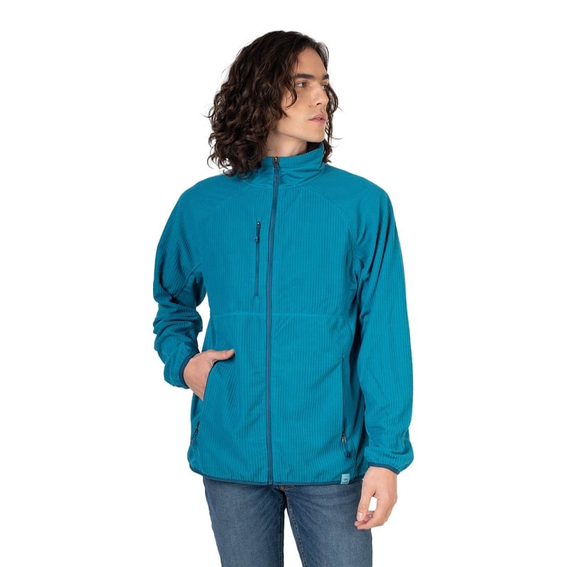 CHAQUETA OUTDOOR HOMBRE LENGA JKTH-1806 TEXTIL MICROPOLAR HYBRID-SHELL - 1