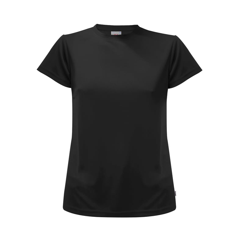 POLERA MUJER INDUSBORD PPM-210 ALGODÓN CUELLO REDONDO MANGA CORTA PREMIUM UVPRO - 1