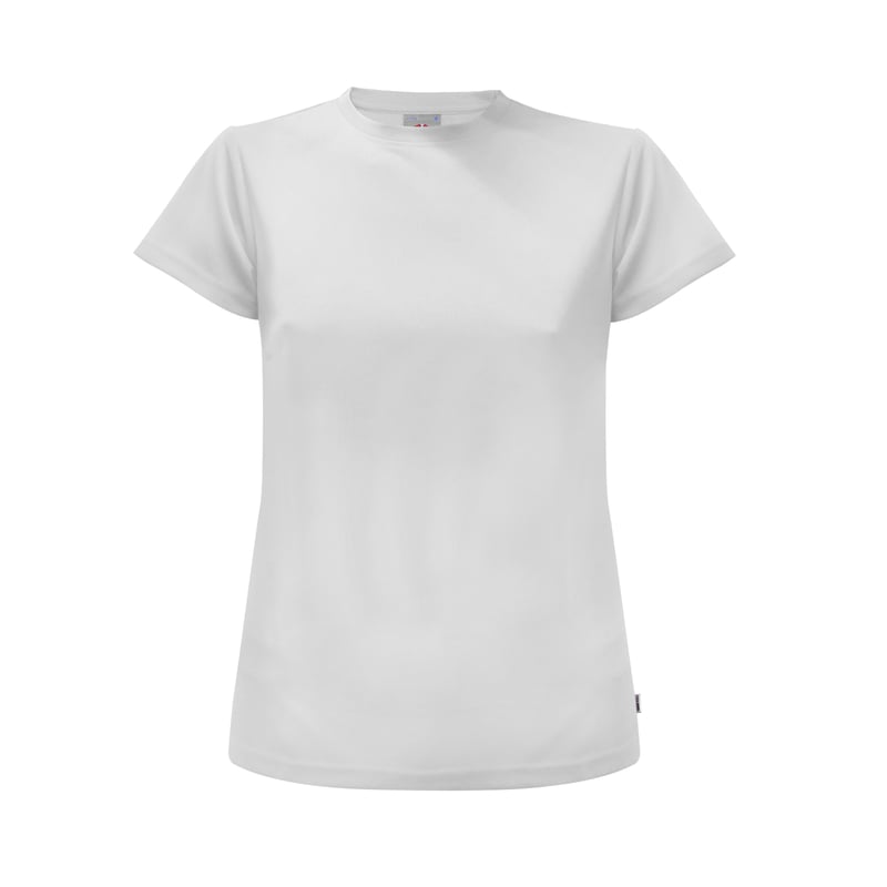 POLERA MUJER INDUSBORD PPM-210 ALGODÓN CUELLO REDONDO MANGA CORTA PREMIUM UVPRO - 1