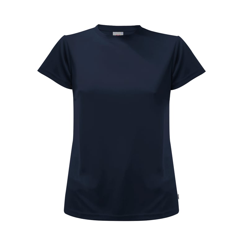 POLERA MUJER INDUSBORD PPM-210 ALGODÓN CUELLO REDONDO MANGA CORTA PREMIUM UVPRO - 1
