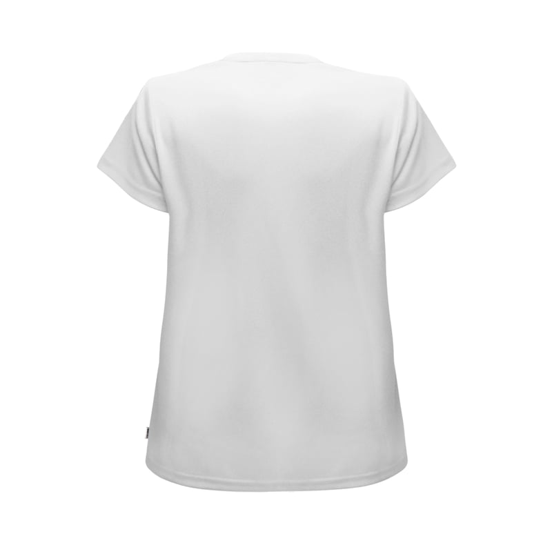 POLERA MUJER INDUSBORD PPM-210 ALGODÓN CUELLO REDONDO MANGA CORTA PREMIUM UVPRO - 2