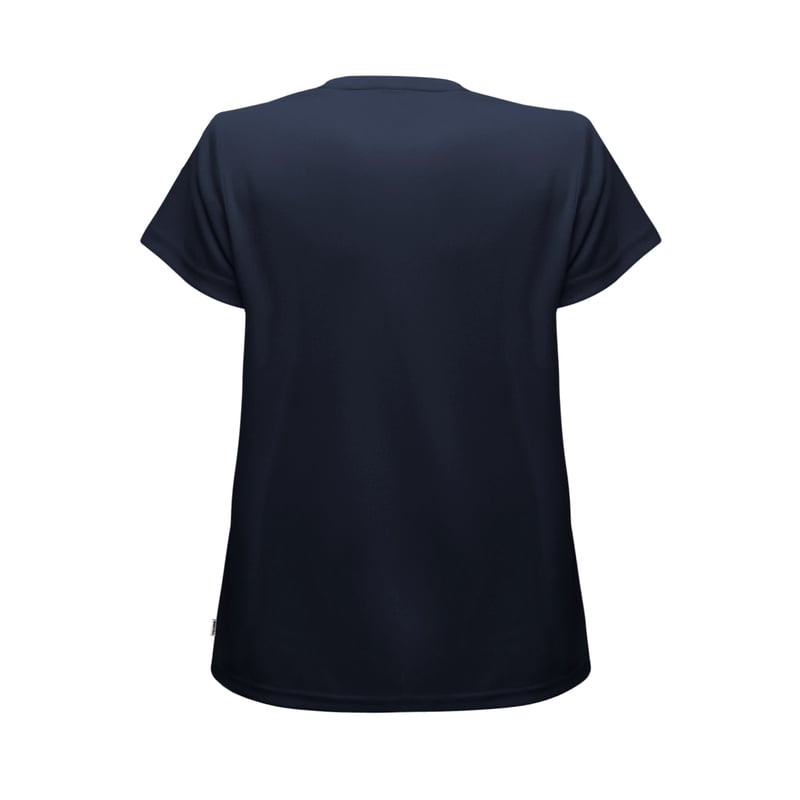 POLERA MUJER INDUSBORD PPM-210 ALGODÓN CUELLO REDONDO MANGA CORTA PREMIUM UVPRO - 2