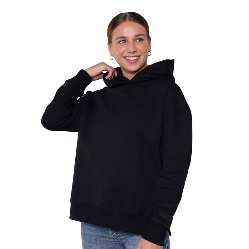 POLERÓN MUJER LENGA MAGLIA CON GORRO SUSTENTABLE - 2