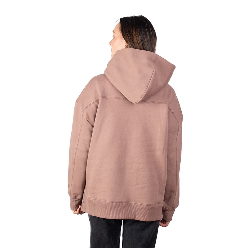 POLERÓN MUJER LENGA MAGLIA CON GORRO SUSTENTABLE - 3