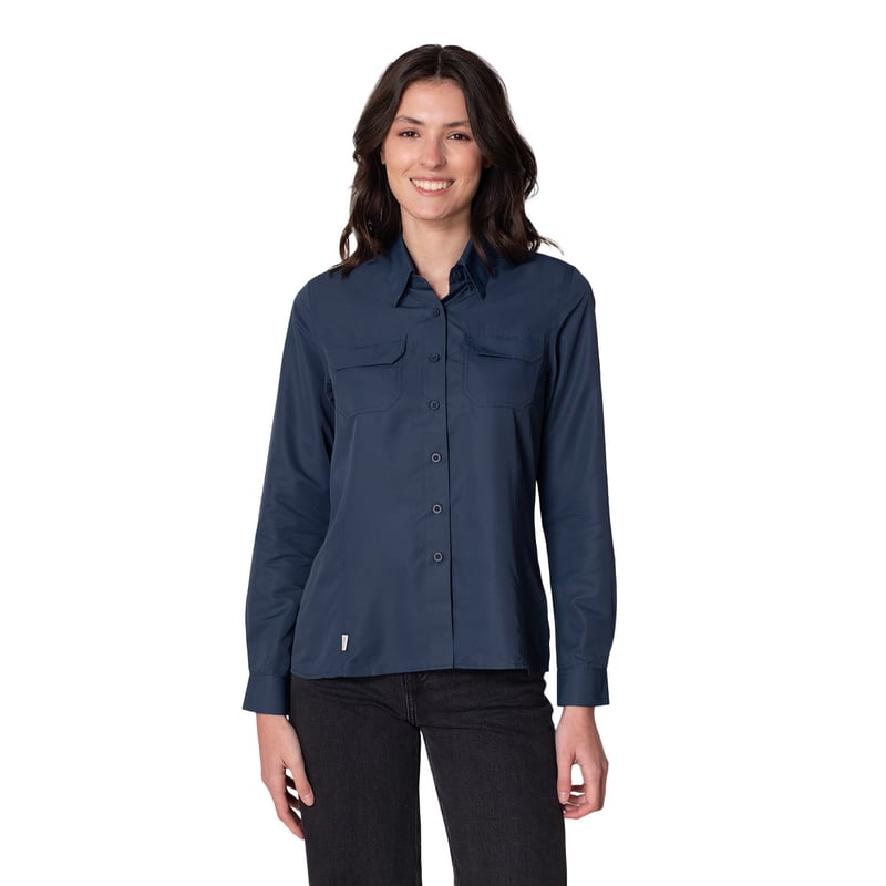 BLUSA OUTDOOR MUJER INDUSBORD BTD-06 RIPSTOP TACTEL DRY UV50 CERTIFICADA - 1