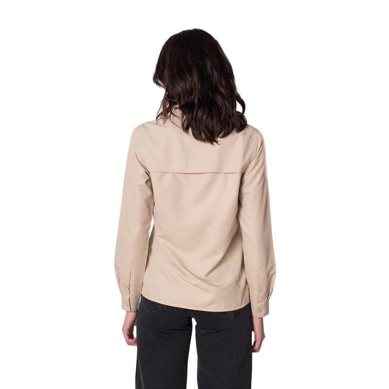 BLUSA OUTDOOR MUJER INDUSBORD BTD-06 RIPSTOP TACTEL DRY UV50 CERTIFICADA - 2